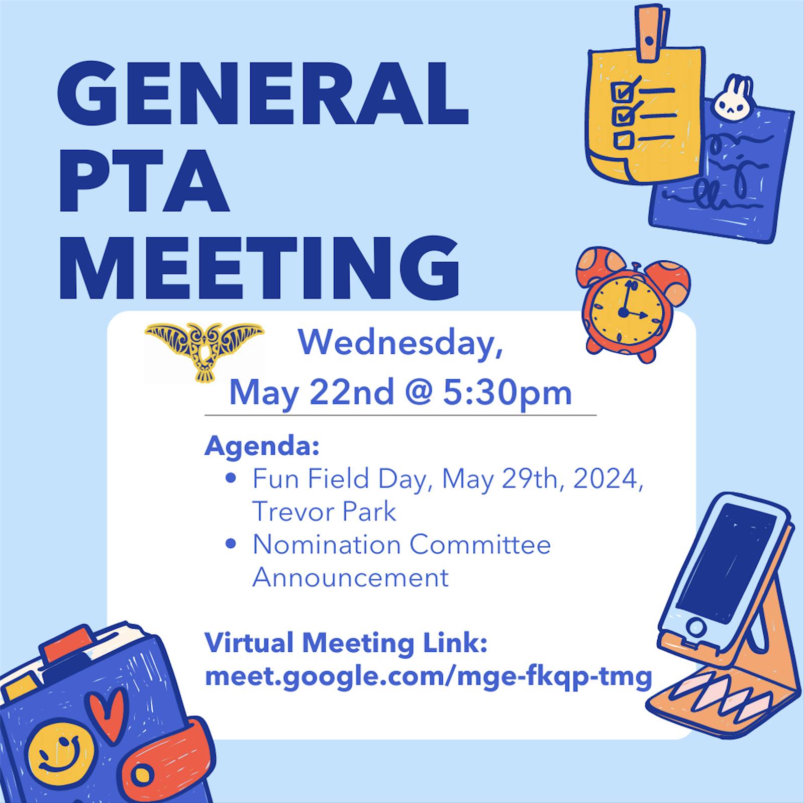 PTA Meeting English